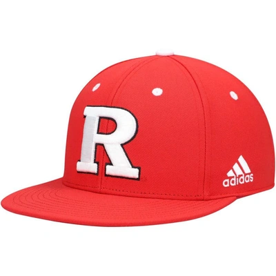 Adidas Originals Adidas Scarlet Rutgers Scarlet Knights On-field Baseball Fitted Hat