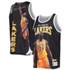 MITCHELL & NESS MITCHELL & NESS SHAQUILLE O'NEAL BLACK LOS ANGELES LAKERS HARDWOOD CLASSICS PLAYER TANK TOP