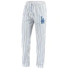 Concepts Sport Men's White, Royal Los Angeles Dodgers Vigor Lounge Pant In White