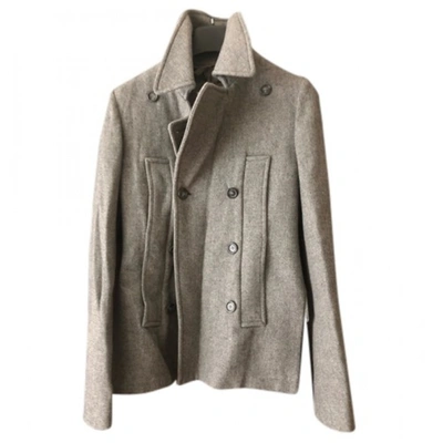 Pre-owned Maison Margiela Wool Jacket In Grey