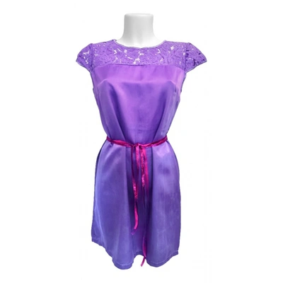 Pre-owned Pink Memories Mid-length Dress In Purple