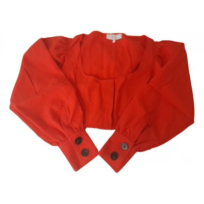 Pre-owned L'academie Blouse In Red