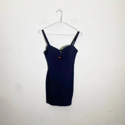 Pre-owned Emporio Armani Mini Dress In Blue