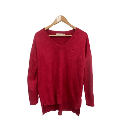 Pre-owned Moussy T-shirt In Red