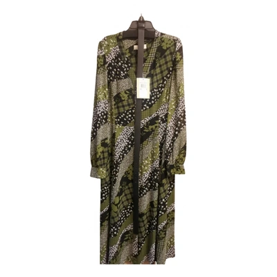Pre-owned Michael Kors Maxi Dress In Green