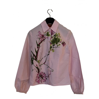 Pre-owned Kenzo Blouse In Pink