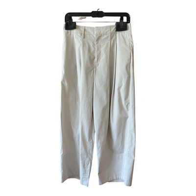Pre-owned Vince Trousers In Beige