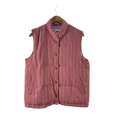 Pre-owned Balmain Wool Vest In Pink