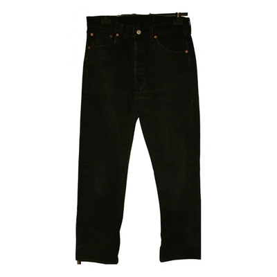 Pre-owned Levi's Trousers In Black
