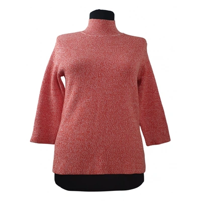Pre-owned Ganni Jumper In Red