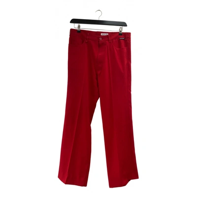 Pre-owned Balenciaga Large Pants In Red