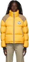 Moncler Genius 8 Moncler Palm Angels Yellow Down Kelsey Jacket In 105 Yellow