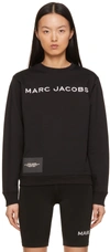 Marc Jacobs The Sweatshirt Logo-embroidered Sweatshirt In Black