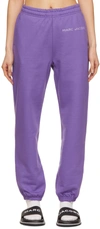 Marc Jacobs Purple 'the Sweatpants' Lounge Pants In 511 Purple Potion
