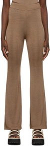 Staud Tan Moonstone Lounge Pants In Tan
