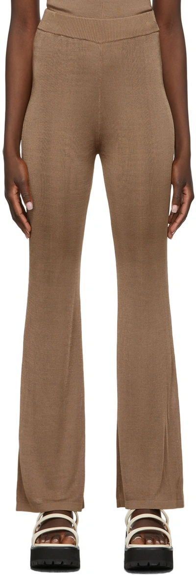 Staud Tan Moonstone Lounge Pants