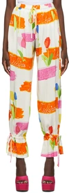 Collina Strada Multicolor Parkour Trousers In Tulips