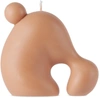 Hannah Jewett Lamb Sculptural Soy Wax Candle In Toast