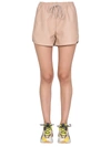 Stella Mccartney Drawstring Viscose Shorts In Pink