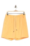 Union Denim Sun-sational Pull-on Woven Shorts In Buff Orange