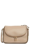 Marc Jacobs The Groove Leather Mini Messenger Bag In Greige