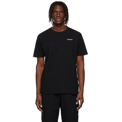 Off-white Logo-print Short-sleeve T-shirt In Black