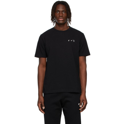 Off-white Black Caravaggio Paint Slim T-shirt In Black/white