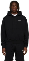 Off-white Off White Off White Knitted Hoodie In Black