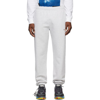 OFF-WHITE GREY SLIM DIAG OUTLINE LOUNGE PANTS