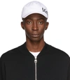 Alexander Mcqueen Embroidered Logo White Baseball Cap