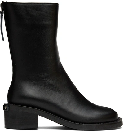 Osoi 40mm Toboo Leather Ankle Boots In Black