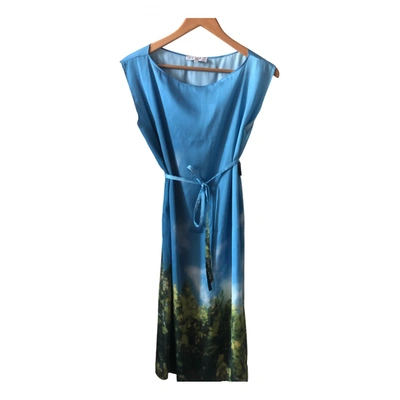 Pre-owned Agnès B. Mid-length Dress In Blue