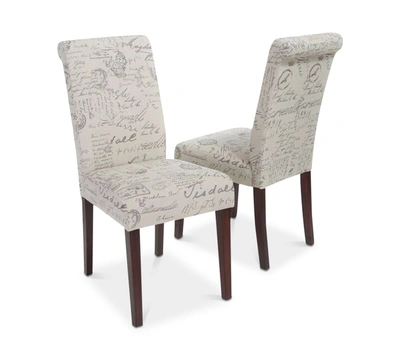 Noble House Mayson Dining Chair (set Of 2) In Light Brown