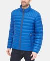Tommy Hilfiger Men's Down Quilted Packable Puffer Jacket In New Royal