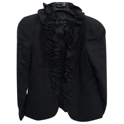 Pre-owned Luisa Spagnoli Wool Jacket In Grey