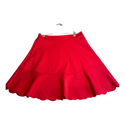 Pre-owned Emporio Armani Mid-length Skirt In Red