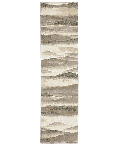 Jhb Design Evolution 0982c 2'3" X 8' Runner Area Rug In Beige