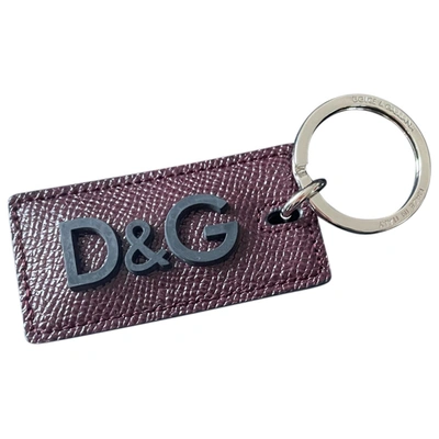 Pre-owned D&g Leather Jewellery In Brown