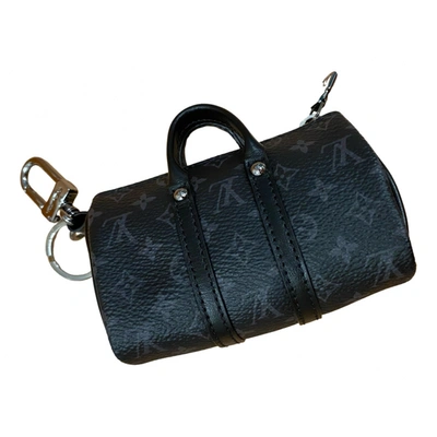 Pre-owned Louis Vuitton Bag Charm In Black