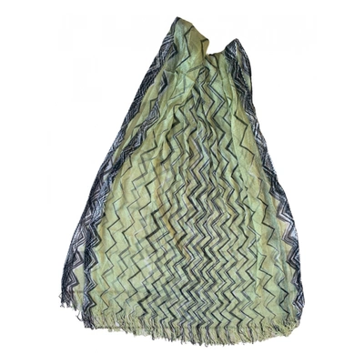 Pre-owned Missoni Stole In Green