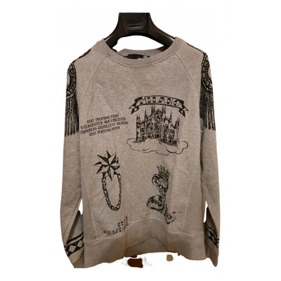 Pre-owned Moschino Love Sweatshirt In Grey