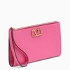 VALENTINO GARAVANI PINK VLOGO SIGNATURE SMALL POUCH