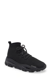 Kurt Geiger Men's Lettie Knit High Top Sneakers In Black