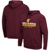 Colosseum Men's Maroon Cent. Michigan Chippewas Lantern Pullover Hoodie In Maroon