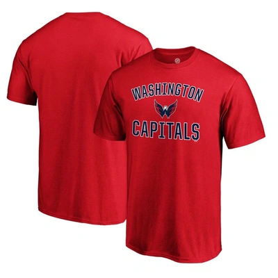 Fanatics Men's Red Washington Capitals Team Victory Arch T-shirt