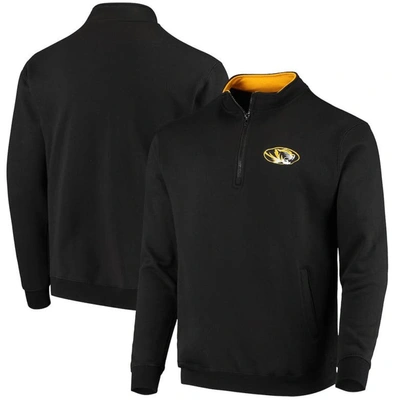 Colosseum Men's Black Missouri Tigers Tortugas Logo Quarter-zip Jacket