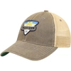 LEGACY ATHLETIC GRAY MICHIGAN WOLVERINES LEGACY POINT OLD FAVORITE TRUCKER SNAPBACK HAT