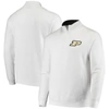 Colosseum Men's White Purdue Boilermakers Tortugas Logo Quarter-zip Jacket In White