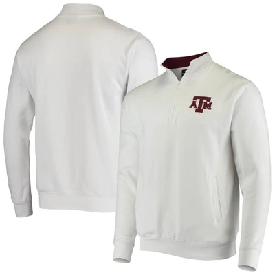 Colosseum Men's White Texas A M Aggies Tortugas Logo Quarter-zip Jacket