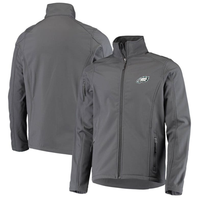 Dunbrooke Charcoal Philadelphia Eagles Sonoma Softshell Full-zip Jacket